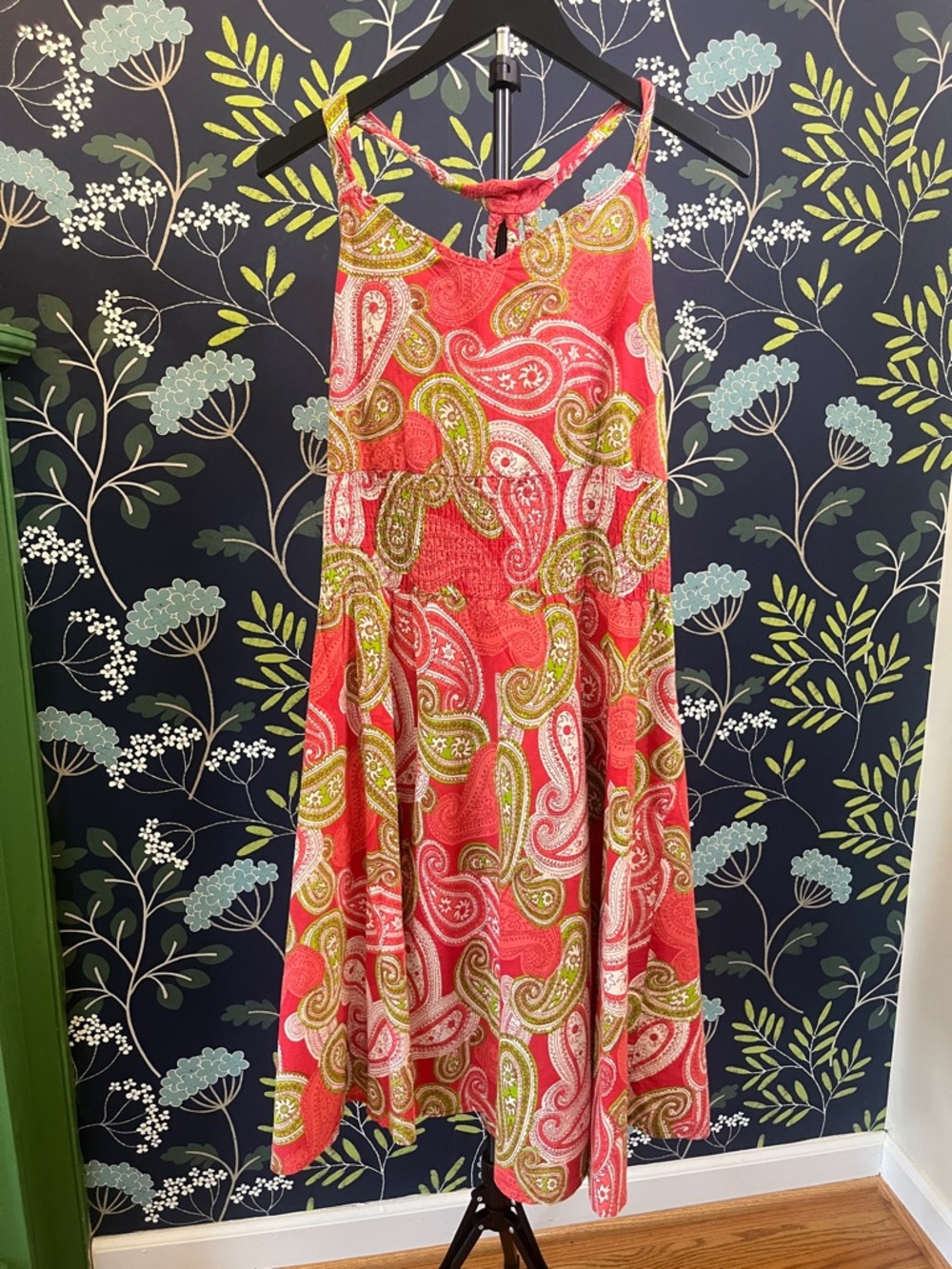 3 Piece Resort Dress Bundle – Pink Leopard + Paisley + Yellow Stripe Size M - Picture 5 of 15